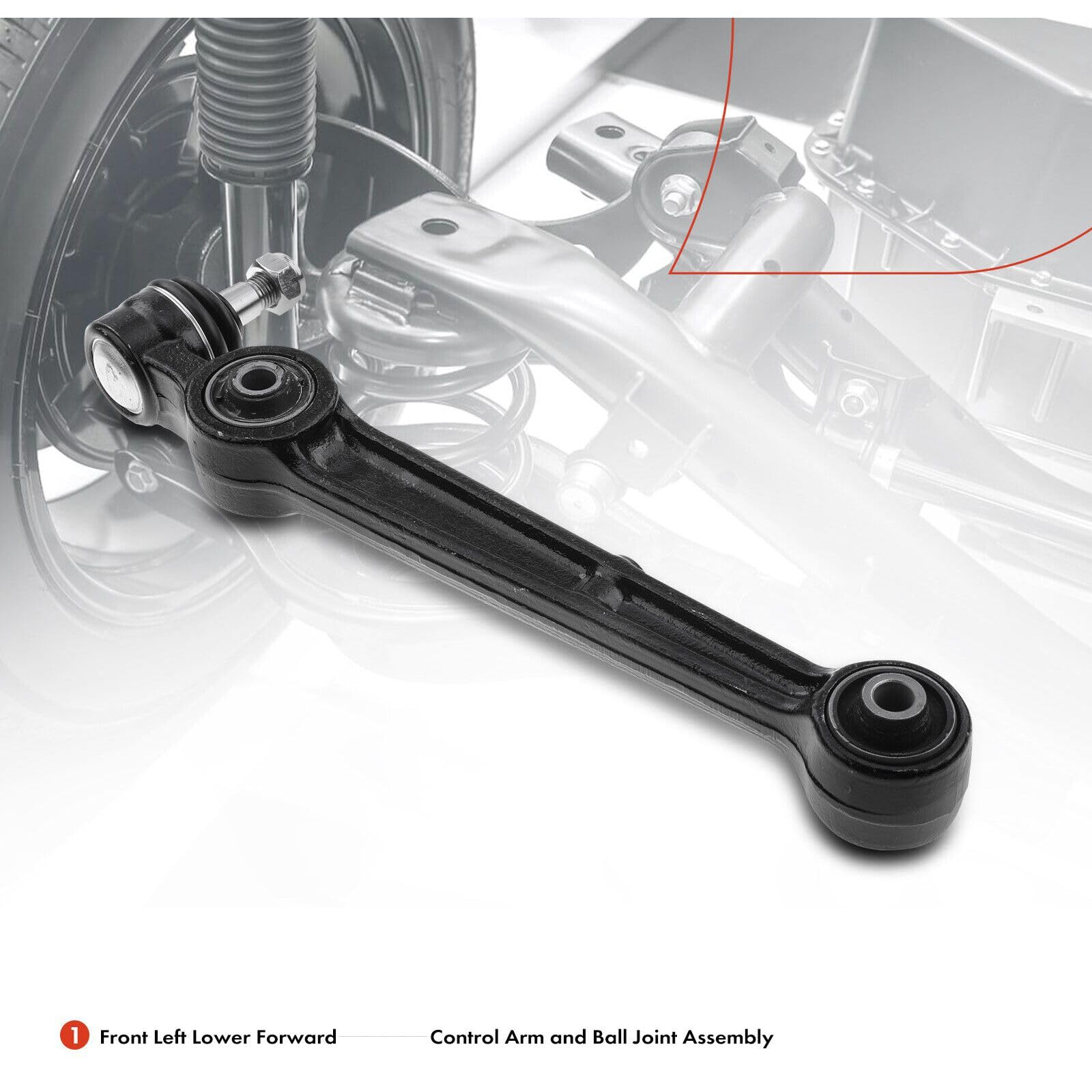 Amazon.com: LWCHUANG Control Arm 1pc Suspension Assembly Kit Front 