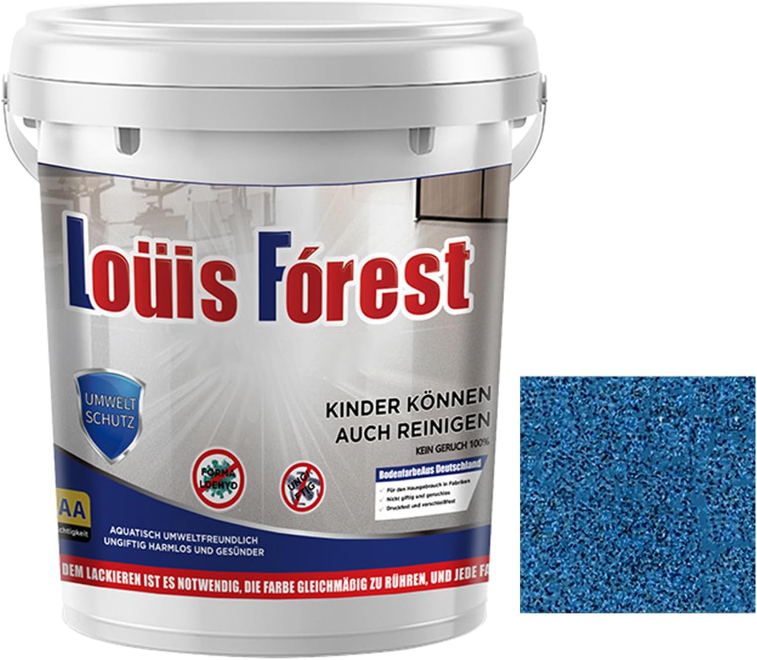 Epoxy Colored Sand Self Leveling Floor Paint, 2025 New Waterproof, Water-Based Epoxy Coating for Concrete and Garage Floors, Suitable for Both Interior and Exterior Applications (G/1KG)