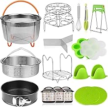 Aiduy 18 pieces Pressure Cooker Accessories Set Compatible with Instant Pot 6,8 Qt..