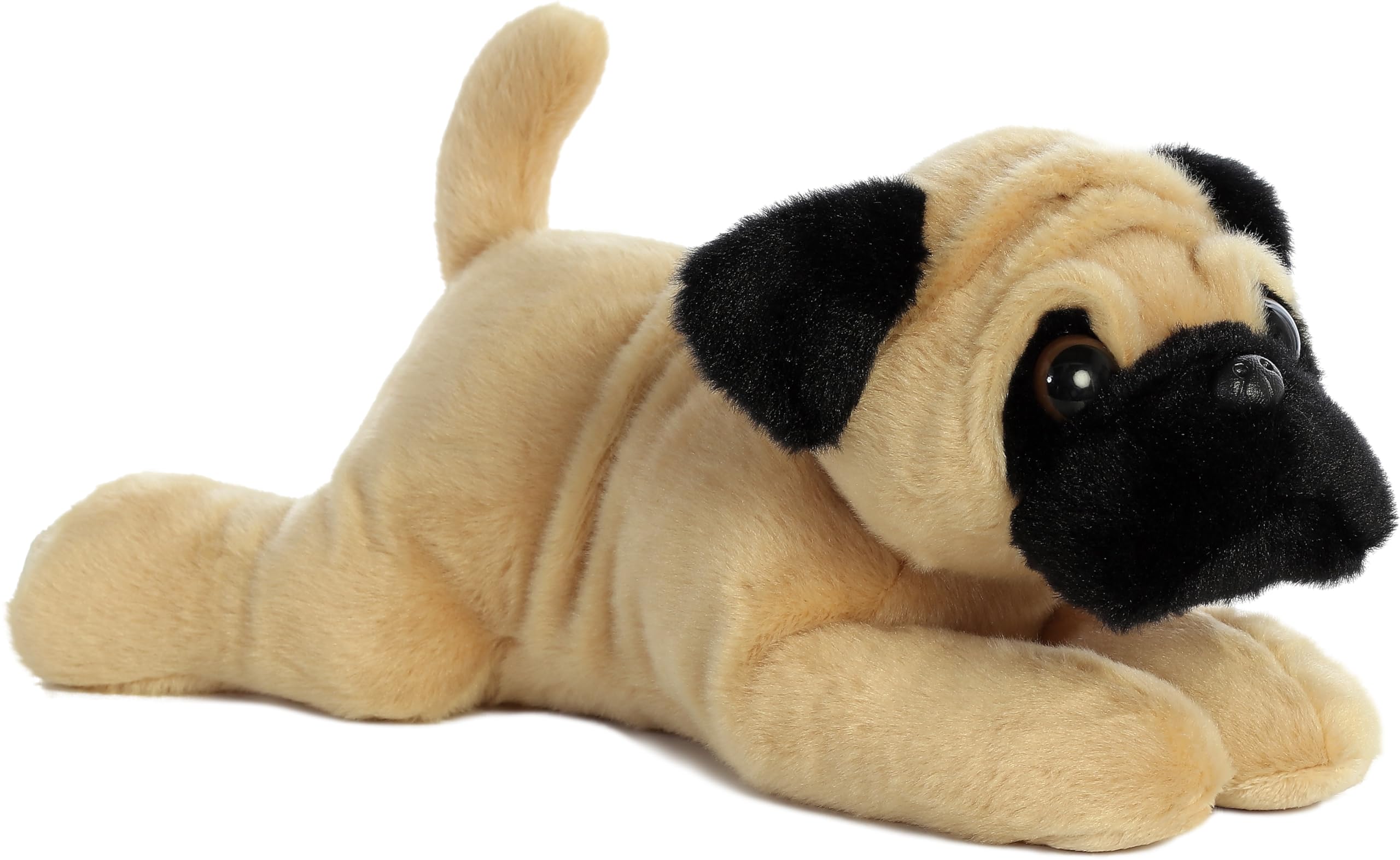 Aurora® Adorable Flopsie™ Pug-Ger™ Stuffed Animal - Used to Create Imaginative Play Adventures - Perfect for Birthdays, Kids and Adults, All Ages - Brown 13.5 Inches