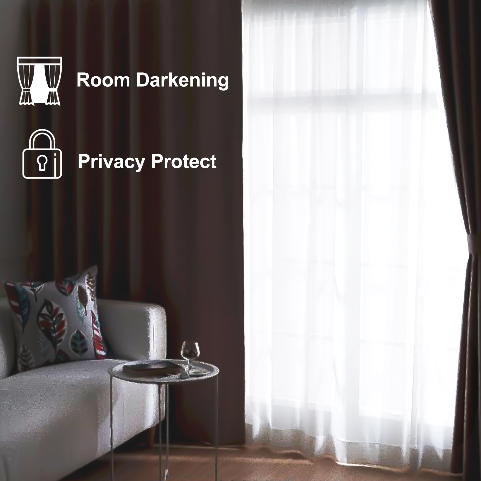 Hiasan Tende in velluto bianco crema, lunghe 213,4 cm, eleganti pannelli che bloccano la luce solare, tende per la privacy, con tasca per asta, tende per finestra, per camera da letto/porta scorrevole