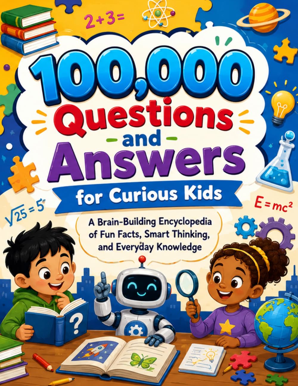 100,000 Questions and Answers for Curious Kids: A Brain-Building Encyclopedia of Fun Facts, Smart Thinking, and Everyday Knowledge