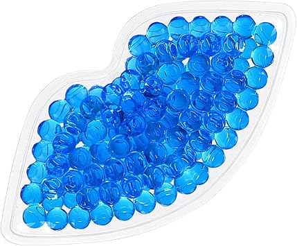 Lip Ice Gel Pack Lip Cold Hot Compress | Gel Ice Packs for Lips,Lip Cooling Gel Pad,Multi-Purpose Cooling Gel Pad,Hot and Cold Compress for Back Face Neck Hand Reduce Swelling