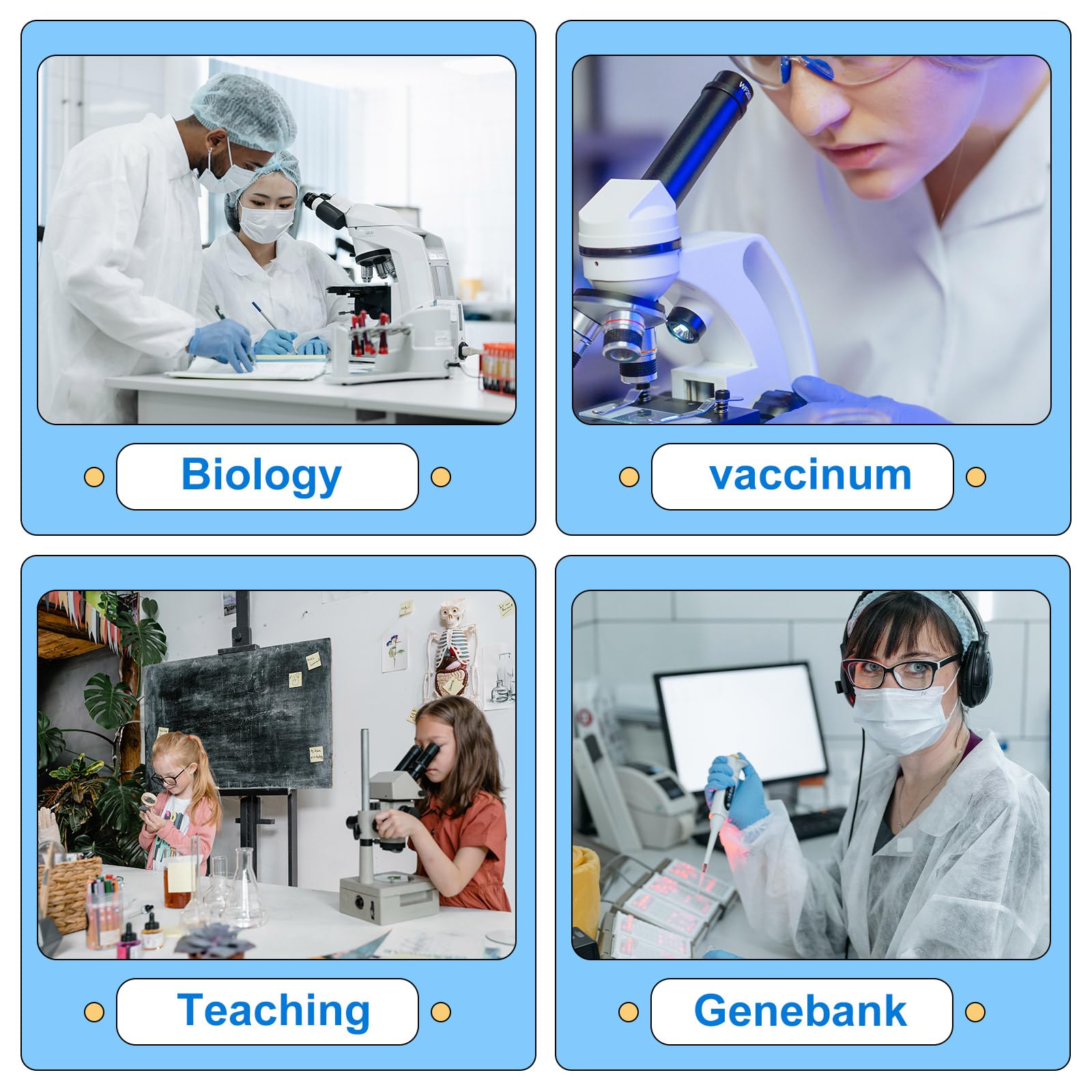 500 Provette per Criogenia, Provette Plastica 2ml, Provette da Laboratorio in Plastica, Tubi Criogenici Graduati con Coperchio per Laboratorio Scientifico