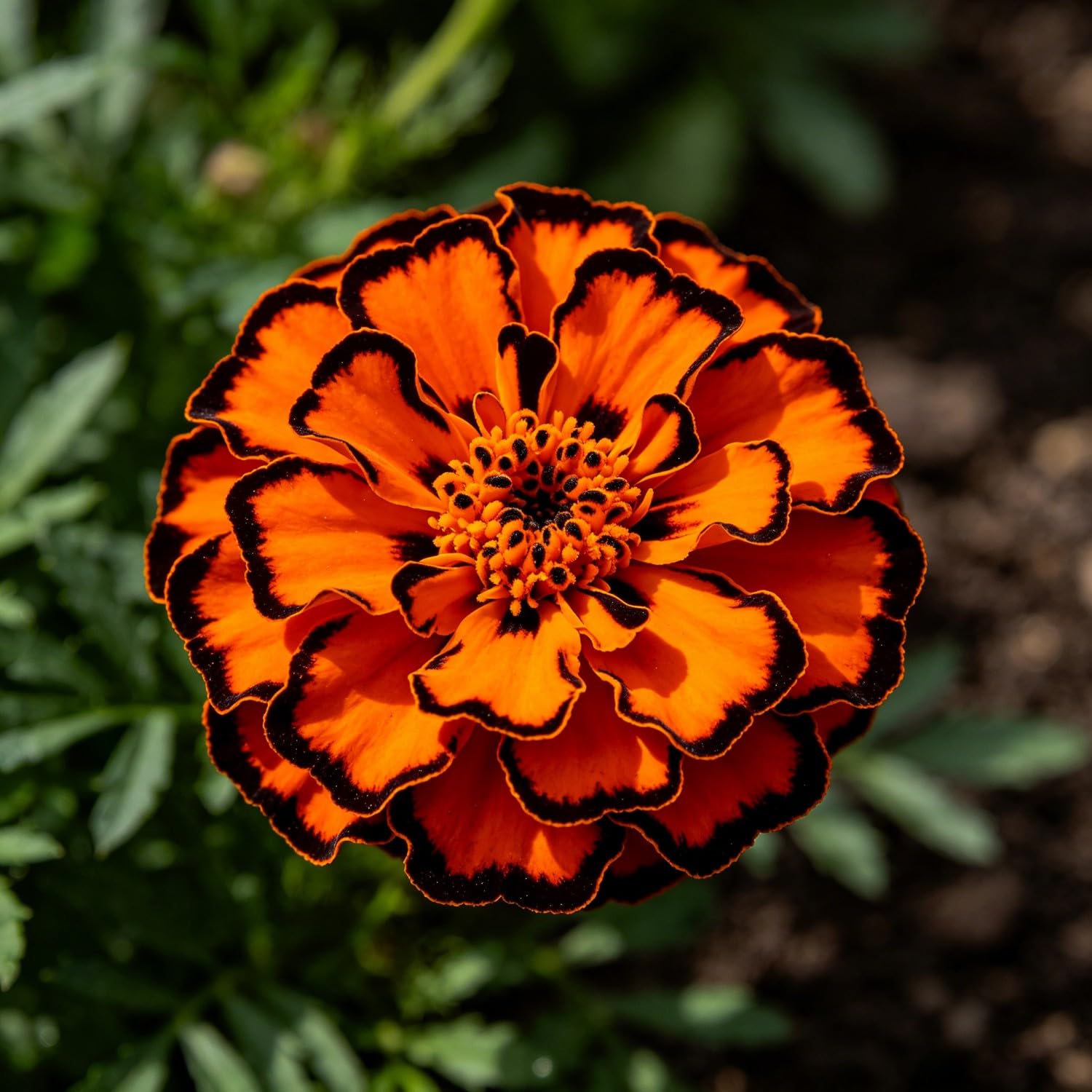 French Marigold（Tagetes patula） Seeds-Hardy Perennial,Suitable for Garden Plants, Landscape Design, Indoor and Outdoor Potted Plants, Vibrant Floral Display Garden-2000pcs-D