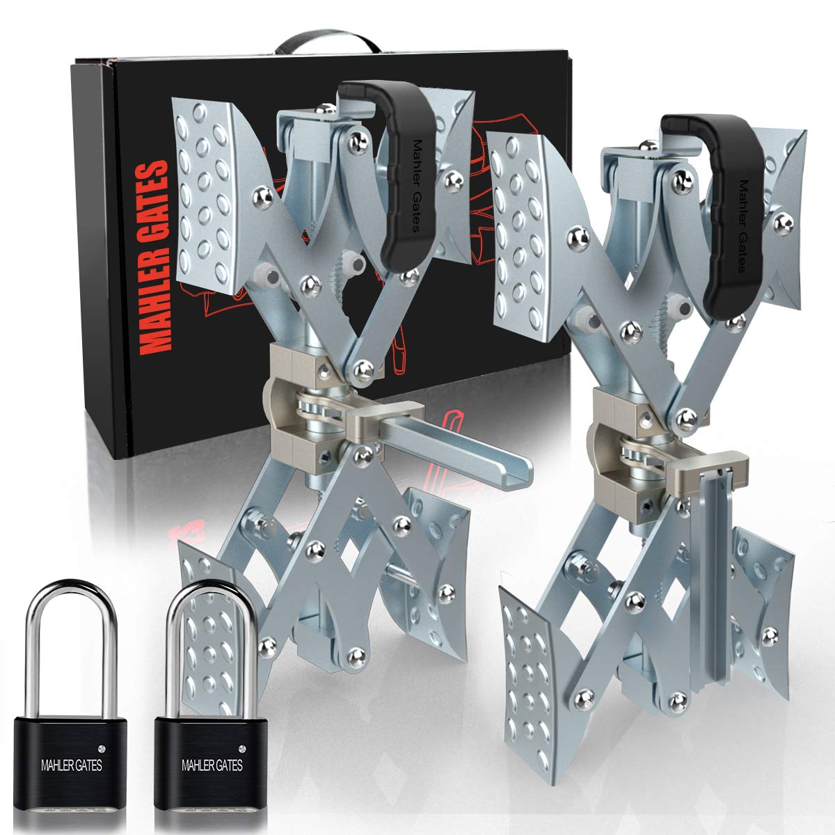 Buy MAHLER GATES [USA Design XShaped Wheel Chock Stabilizer, 2 Set RV