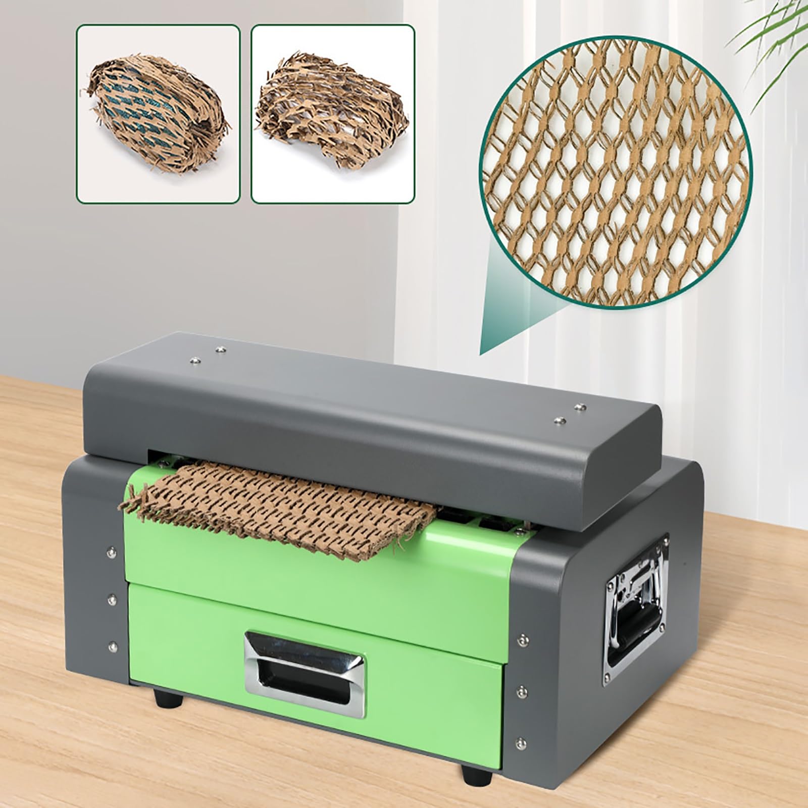 Máquina cortadora de cartón para embalaje de nido de abeja de papel, cortador de expansión de caja corrugada, trituradora de cartón reciclable para aplicaciones de embalaje