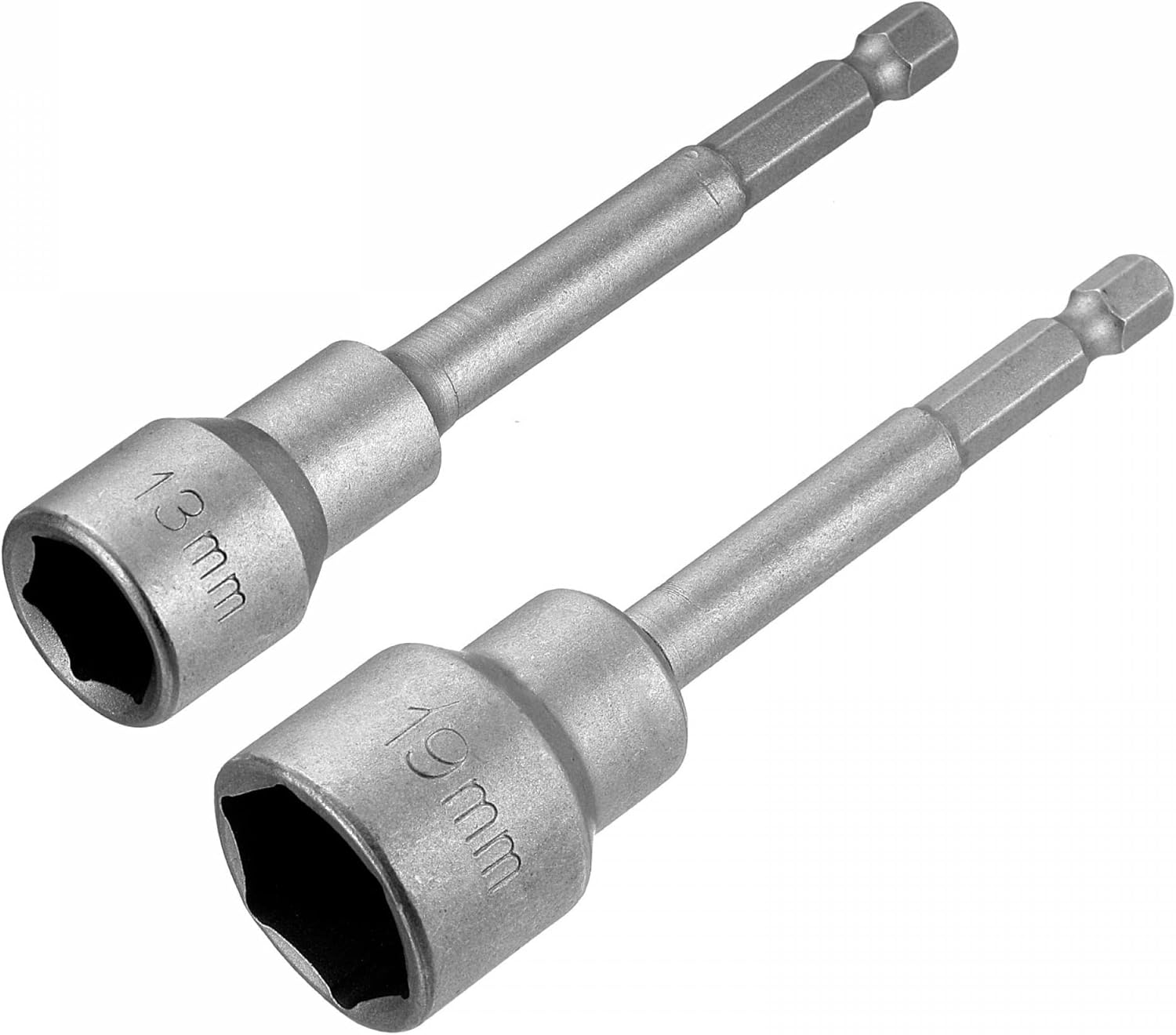 uxcell QuickChange Nut Driver Bit Set of 2 Pcs, 1/4" Hex
