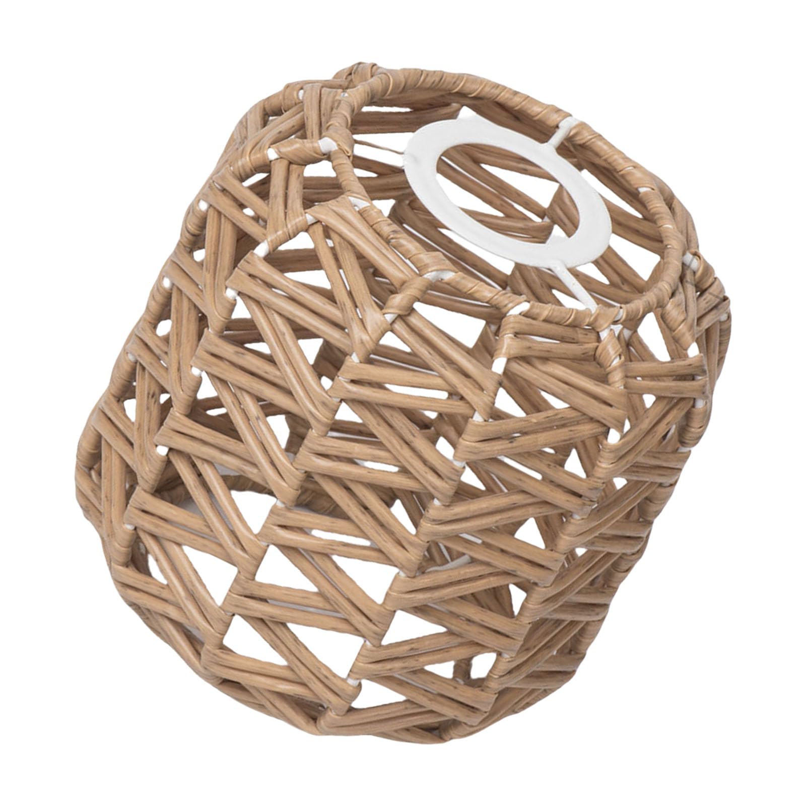 Tsophreniq Rattan Lampshades Weave Lampshades Indoor Pendant Light Shade Texture Perfect for Room and Restaurant Decorating Easy Installation Lamp Shade