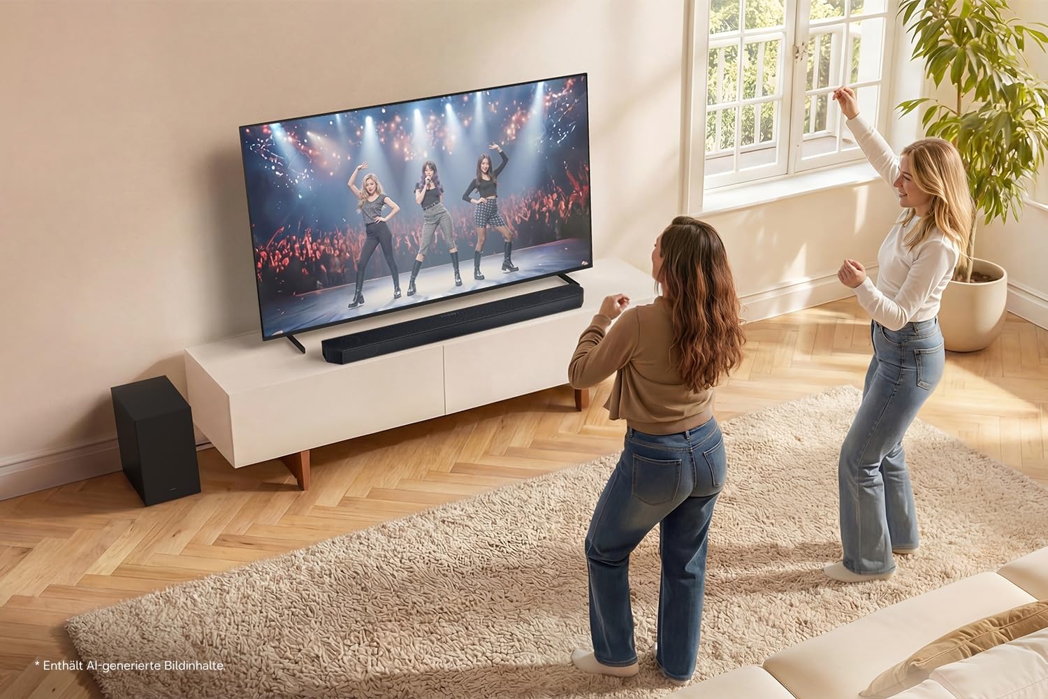 Samsung HW-Q610GH / Q600H Q-Series 3.1.2-Kanal Surround-Soundbar für TVs, Kabelloser 6.5"-Dual-Subwoofer, Kabelloses Dolby Atmos, Q-Symphony, Game Mode Pro für 3D-Gaming-Sound, Alexa