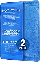 Vista 1 de Bolsas de hielo suaves para lesiones reutilizables, flexibles de doble cara calientes y frías, bolsas de hielo de gel para lesiones, dolores