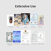 Vista 2 de Kodak Paquete de 100 bolsas de laminación de 3 mil, hojas de laminación térmica caliente de 11.5 x 17.5 pulgadas, capacidad para documentos de 11 x