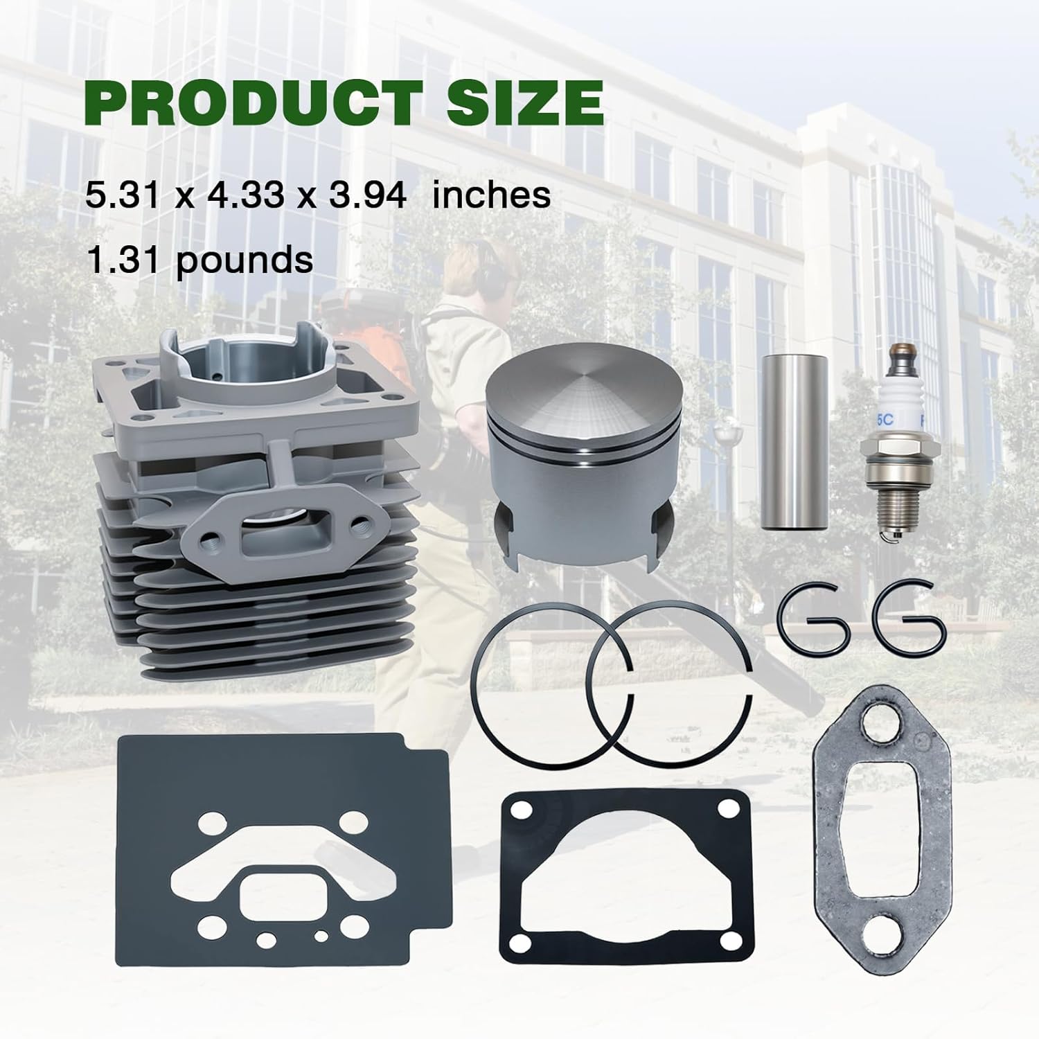 Cylinder Piston Kit Compatible with 150BF 150BT 350BF 350BT BB2250 Replace for 502848701