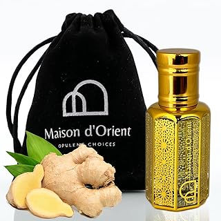 Sweet Whisper Perfume Oil - 12 mL | Luxurious Gourmand Floral Fragrance with Ginger, Jasmine, and Vanilla | Long-Lasting Alcohol-Free Scent