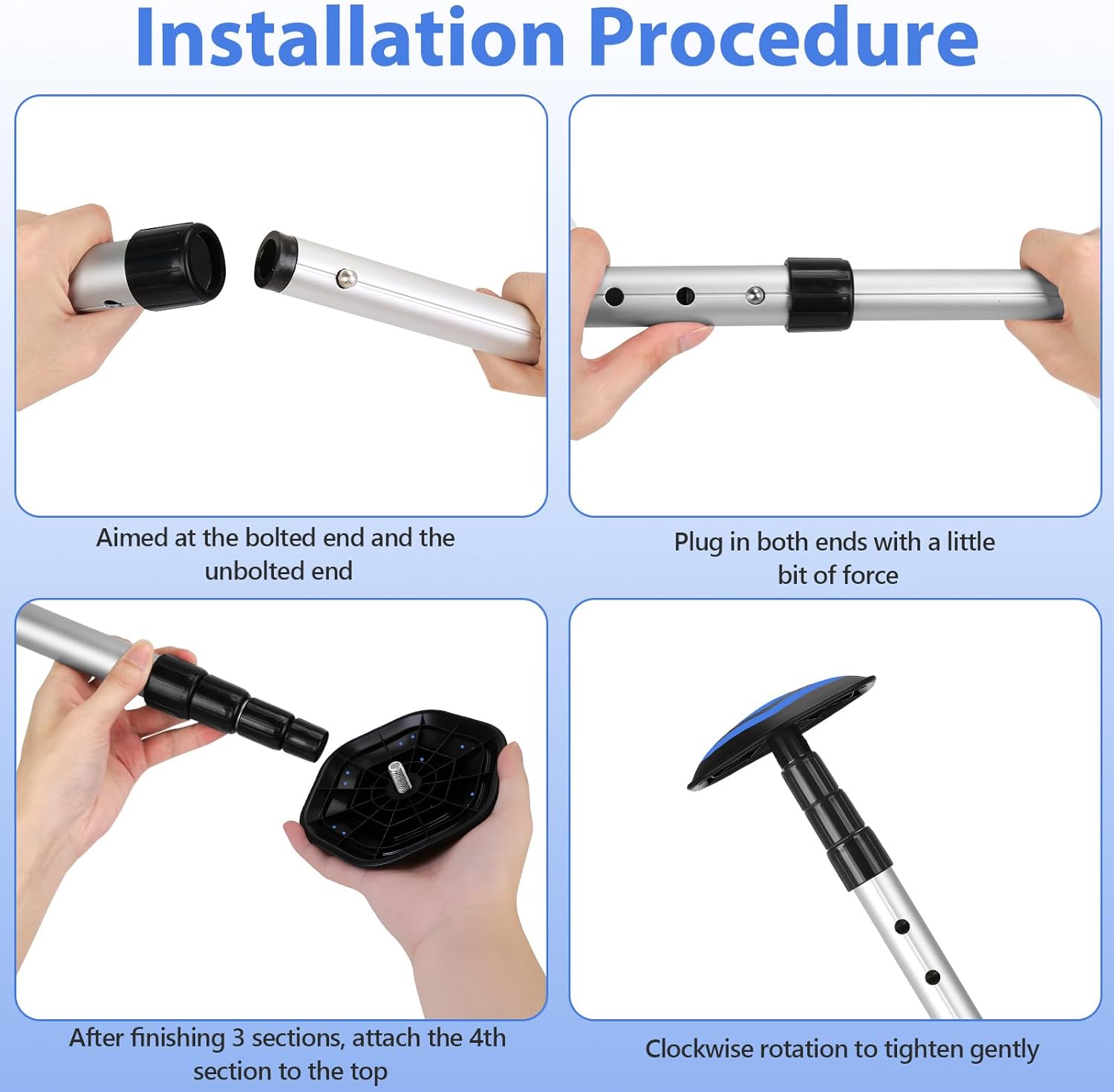 Golf Travel Bag Support Pole,Golf Clubs Protector Travel Bag Support Rod Anti-Impact Umbrella Cover Height Adjustable Golf Bag Accessories,Red