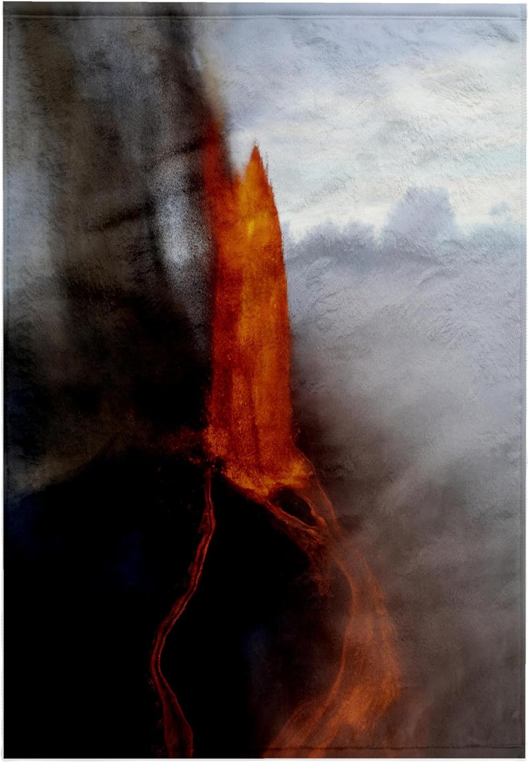 3dRose Hawaii, Kilauea, Lava Flowing at Hawaii Volcanoes National Park 22x30 Bath Hand Pool Towel