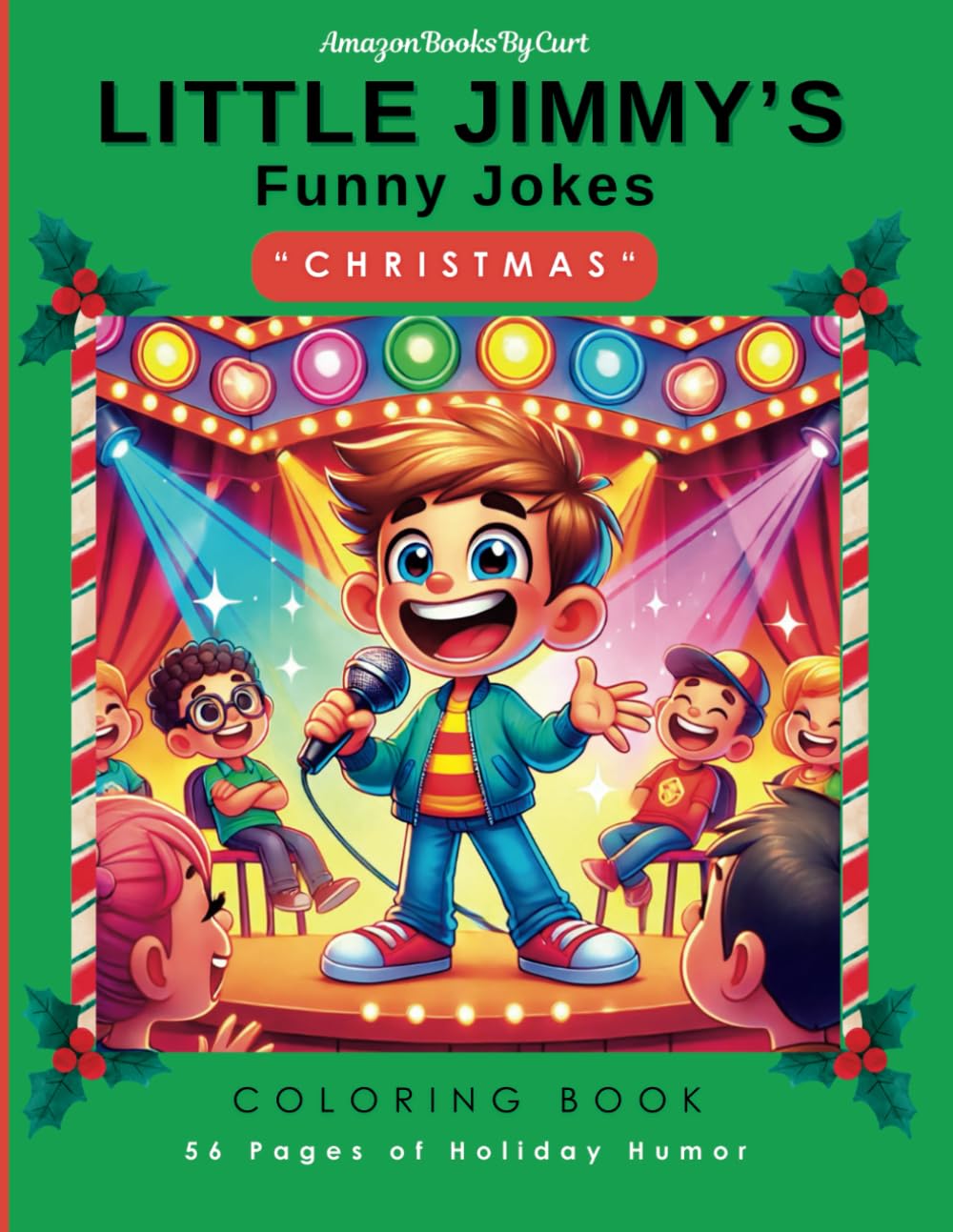 Little Jimmy's Jokes- Christmas: Coloring Book of Holiday Humor