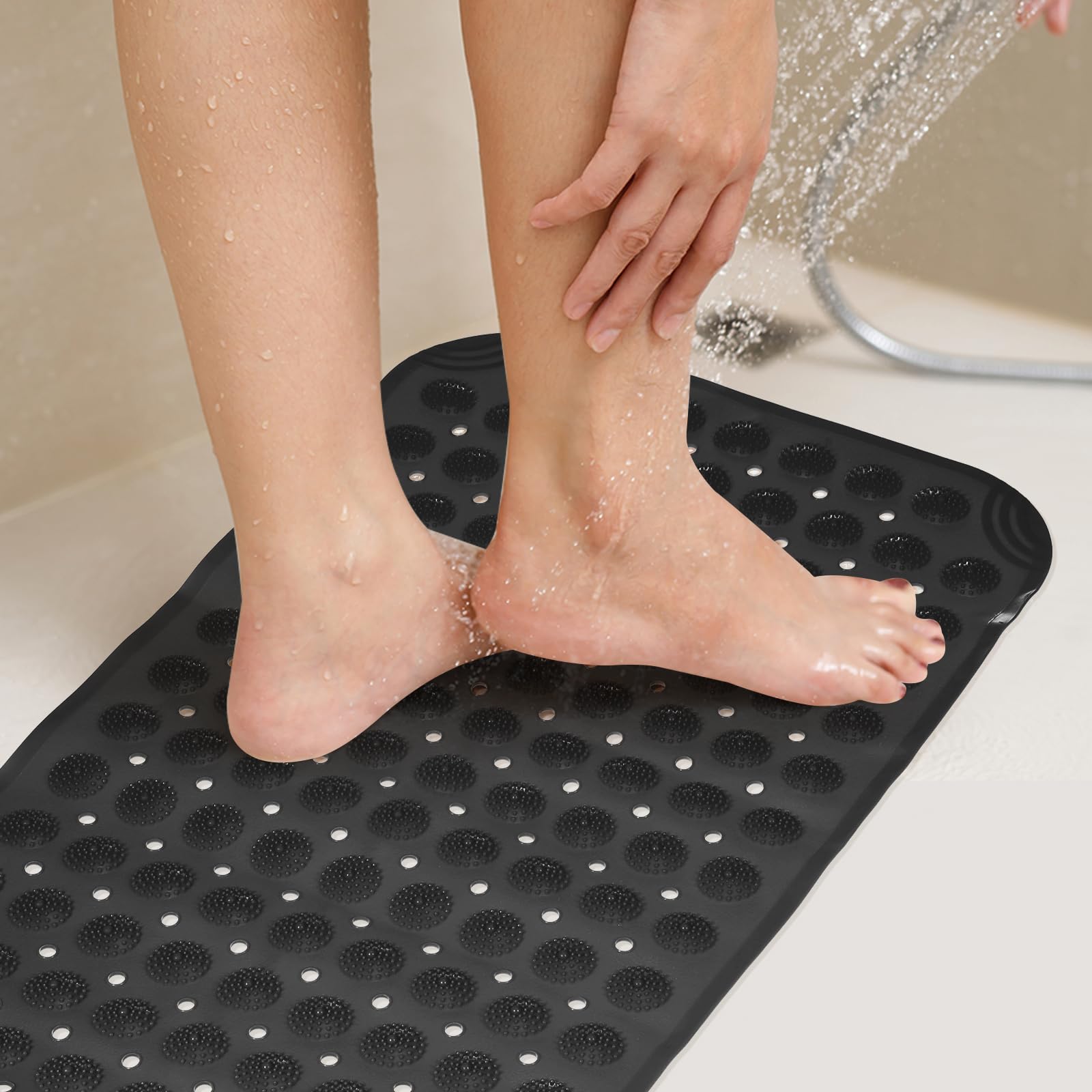 Tapis de douche antidérapant PATIKIL pour sécuriser la salle de bain familiale