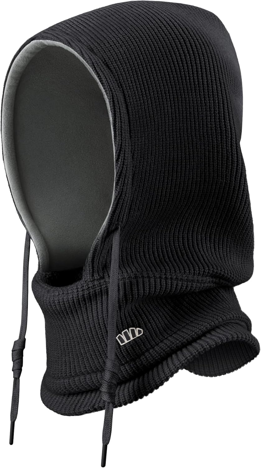 BENEUNDER Down Bomber Hat Ultra Lightweight Thermal Trapper Hats for Men & Women with Mask Ear Flaps (Black) at  Men’s Clothing store