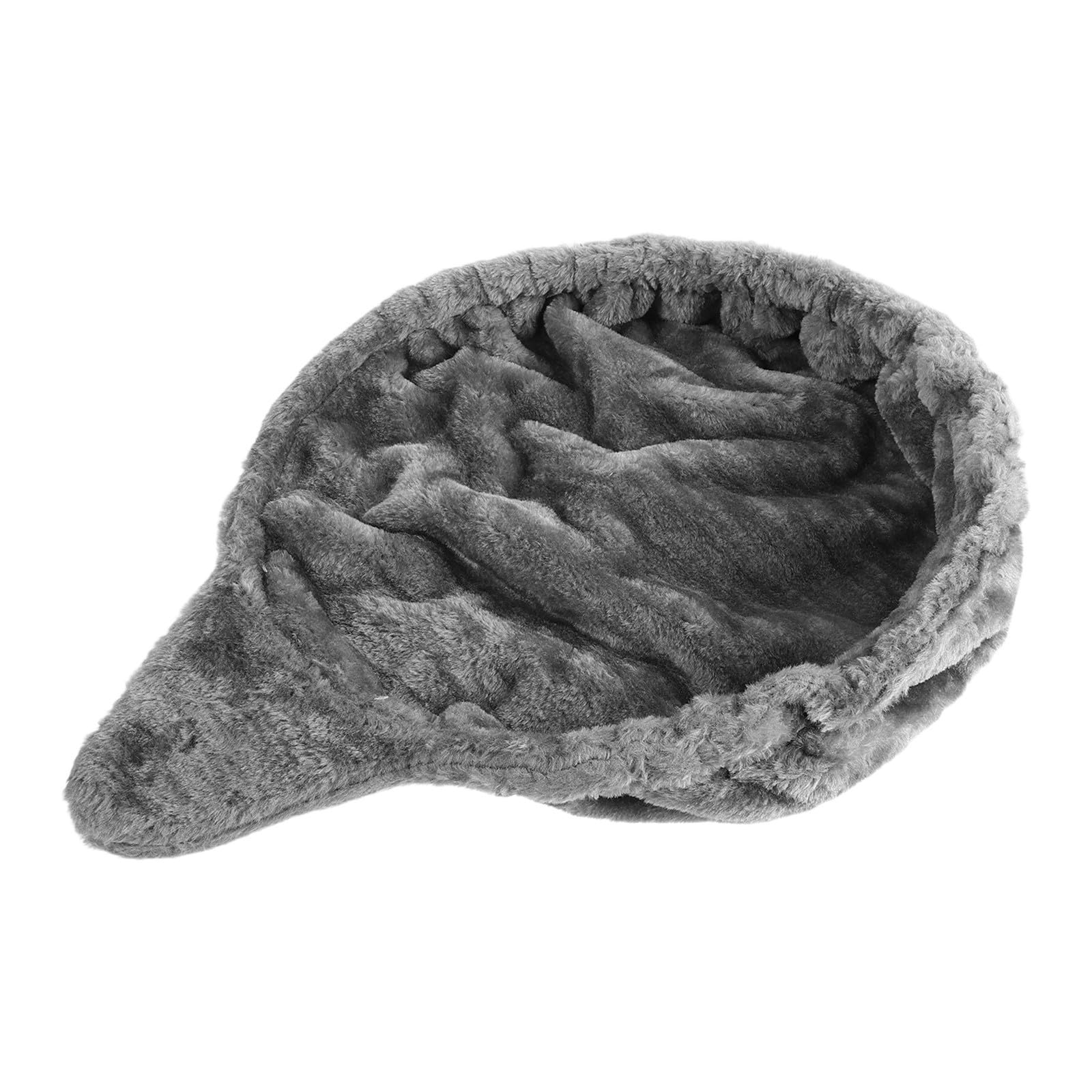 Luxshiny Soft Plush Cat Spoon Hammock Bed, Stylish round Basket with Fleece Material and Steel Ring, Comfortable Resting Space for Kitten Tower or Home Use, Versatile Replacement Accessory