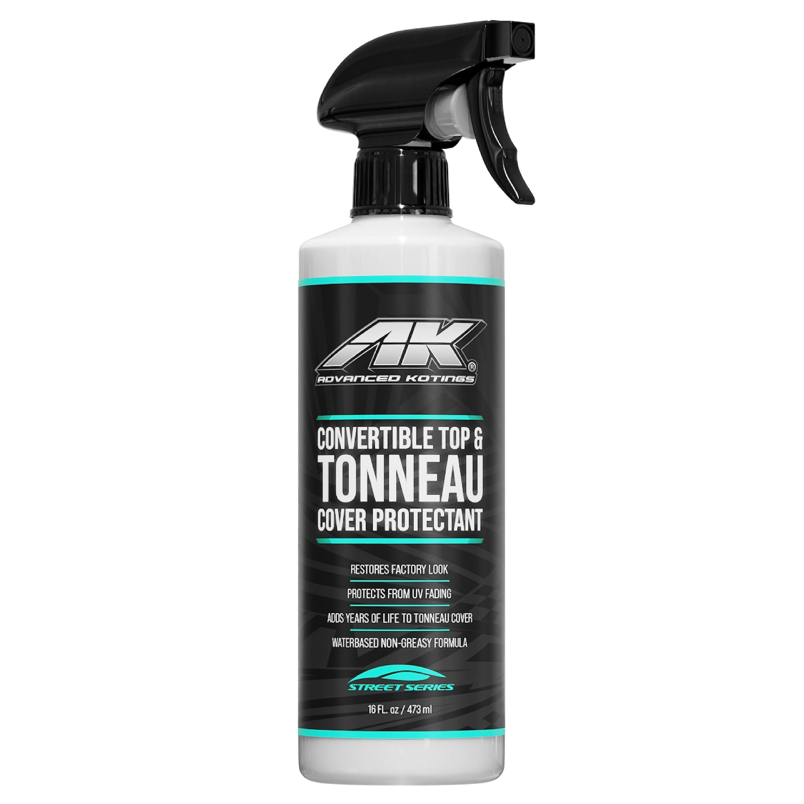 Tonneau Cover & Convertible Top Protectant Spray | for Plastic, Vinyl, Fiberglass, Rubber, and Trim | Keeps Surfaces Looking New & Prevents Fading, Single Bottle | PSNP01TC