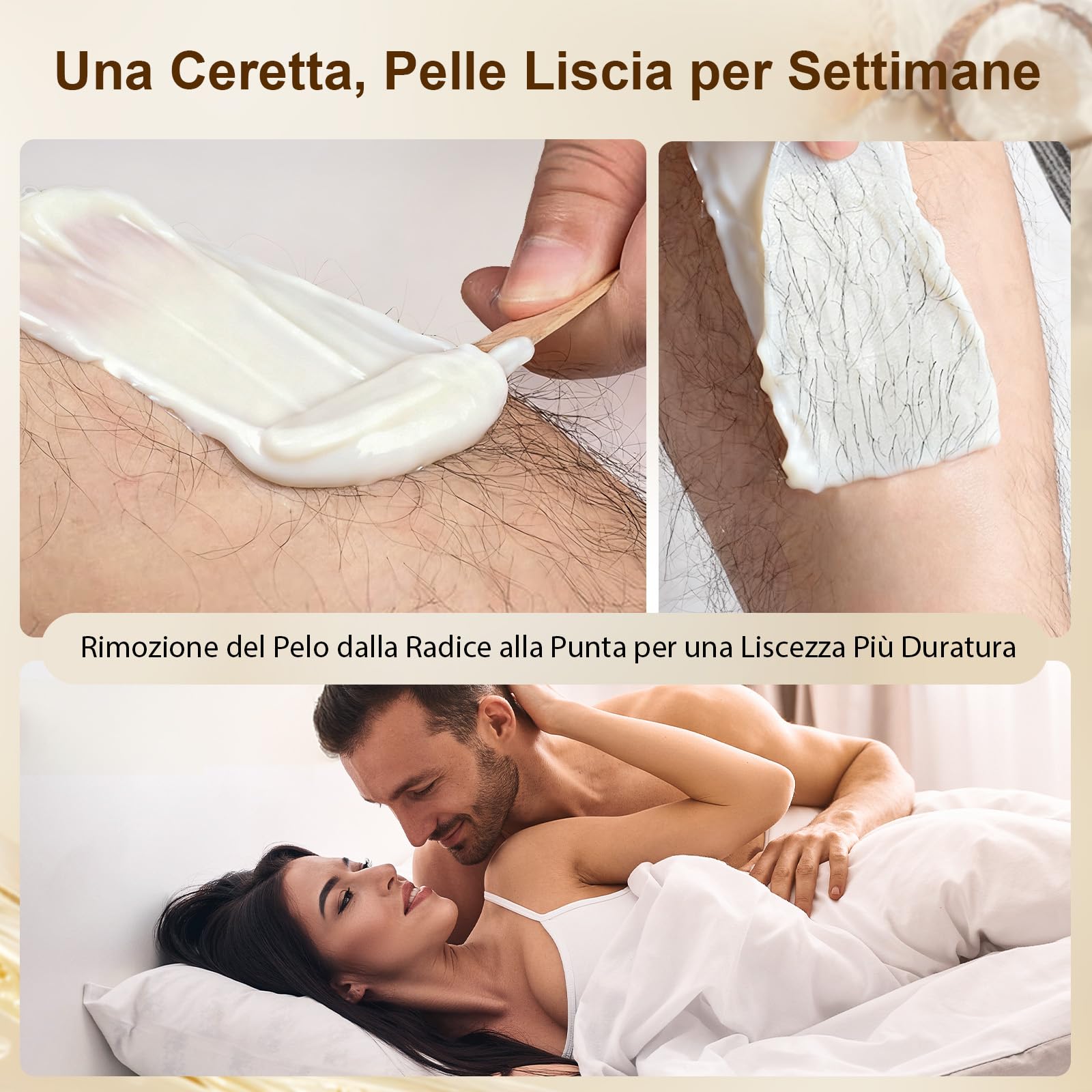 Scaldacera Cera Brasiliana Kit: Scalda Cera per Ceretta, 400g Cera, 42 Accessori per Depilazione per Uso Domestico e in Salone, per Tutto il Corpo, Sopracciglia, Viso, Bikini, per Donna e Uomo, Blu