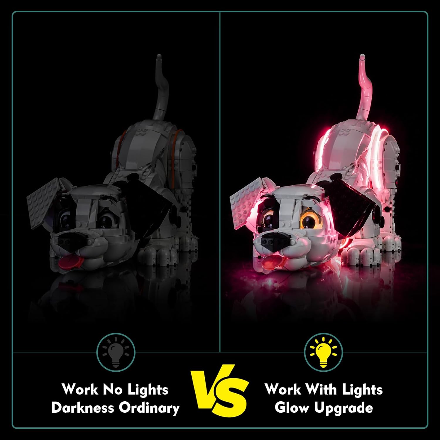 Light kit Compatible with Lego 43269 101 Dalmatians Puppy - No Model Only Light, LED Lighting Accessories Compatible with Lego 43269