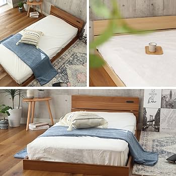 Amazon｜マナベインテリアハーツ D ダブル 親子ベッド すのこ ベッド