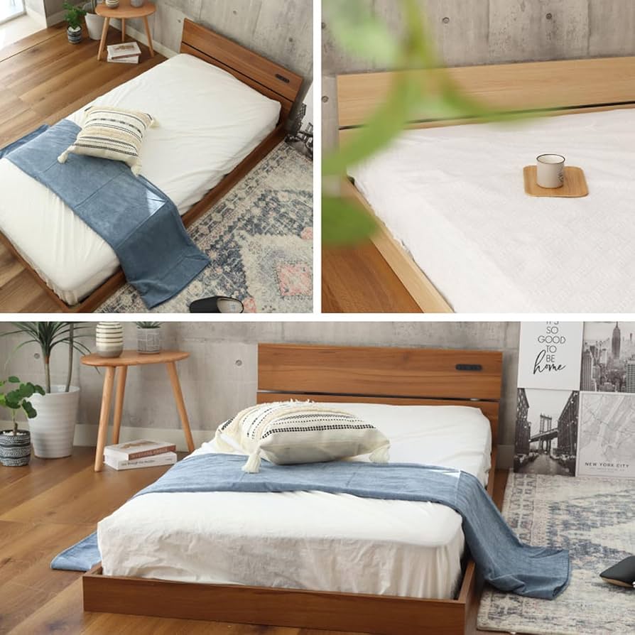 Amazon｜マナベインテリアハーツ S シングル 一人暮らし すのこ ベッド