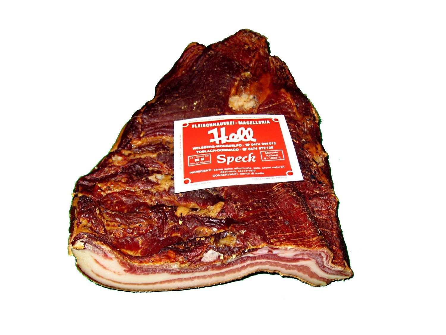 Brettlspeck Bauchspeck ganze Seite ca. 3,2 kg. - Metzgerei Hell