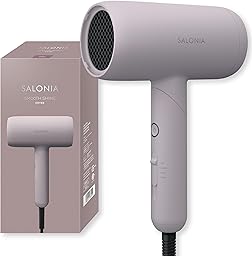 SALONIA サロニア スムースシャイン ドライヤー 大風量 速乾 軽量 ヘアドライヤー ピンク【Amazon.co.jp限定】