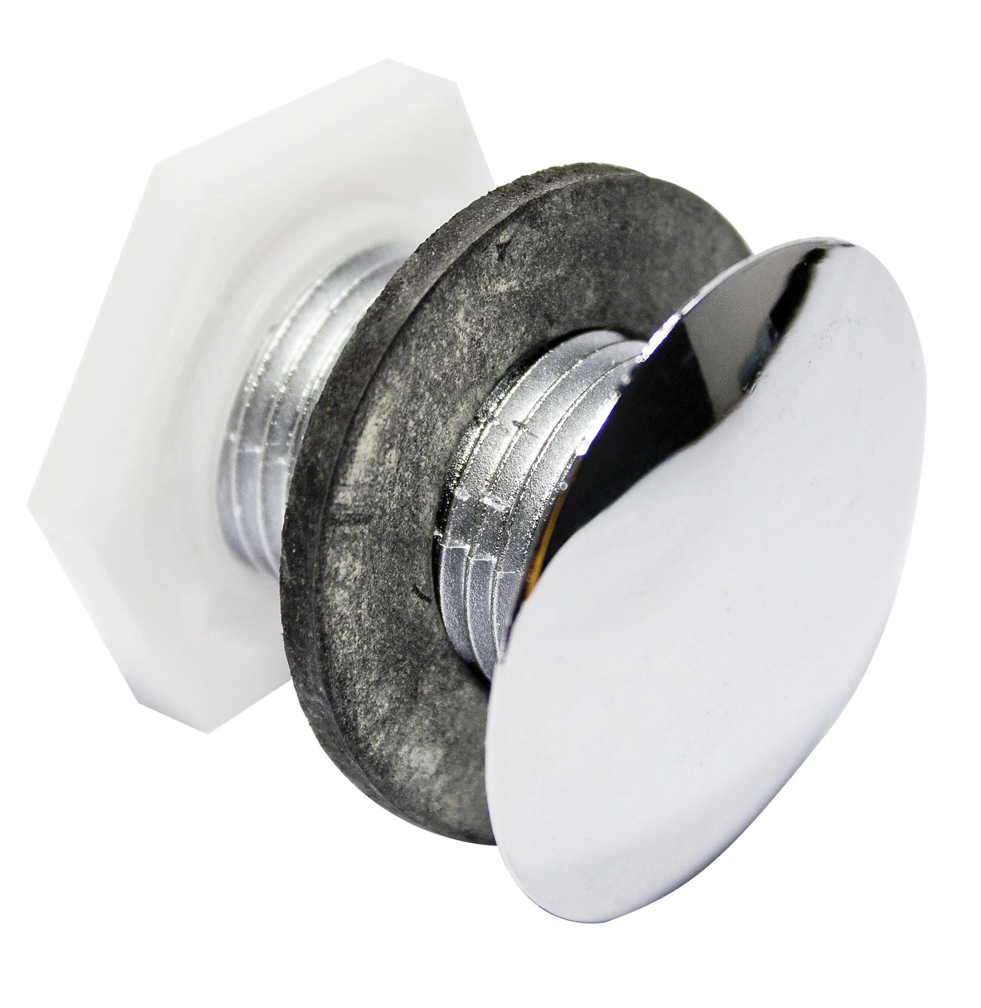 Shirenock Silver Plastic Cistern Hole Stopper, 1 In Pack