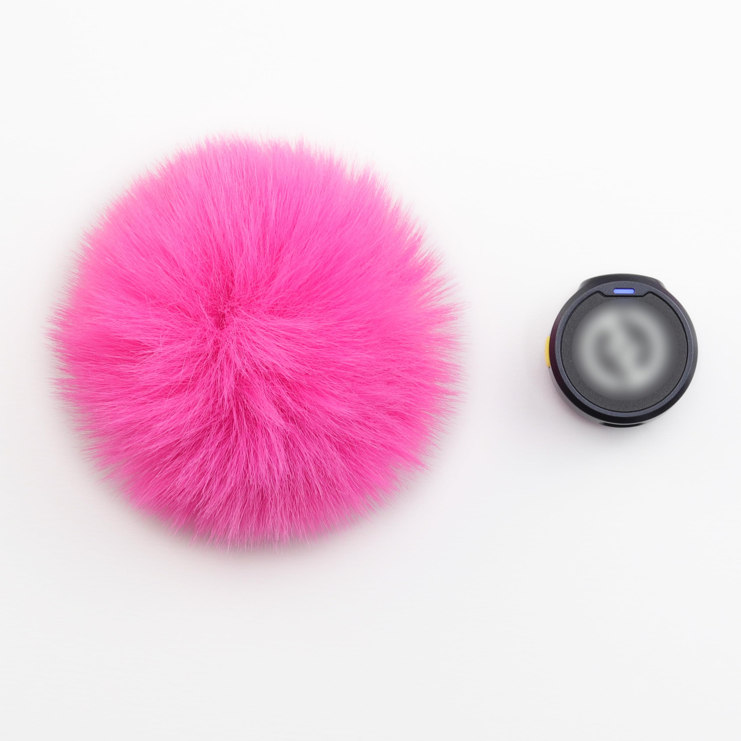 LEFXMOPHY for Hollyland Lark M2 Windscreen Hot Pink Furry Wind Muff Deadcat Foam