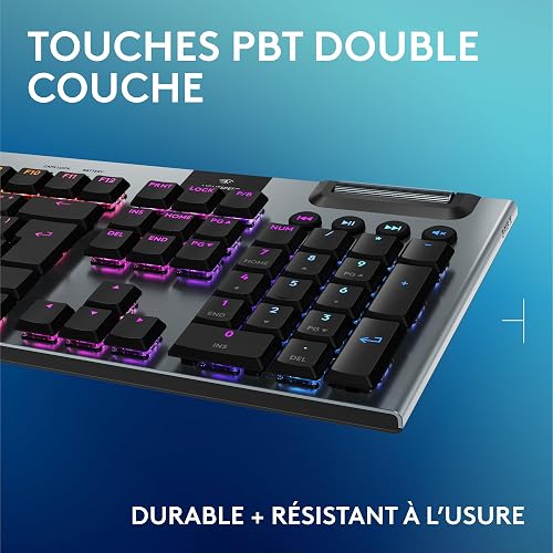 Logitech G G915 X LIGHTSPEED Clavier gaming sans fil ultra-plat - 7