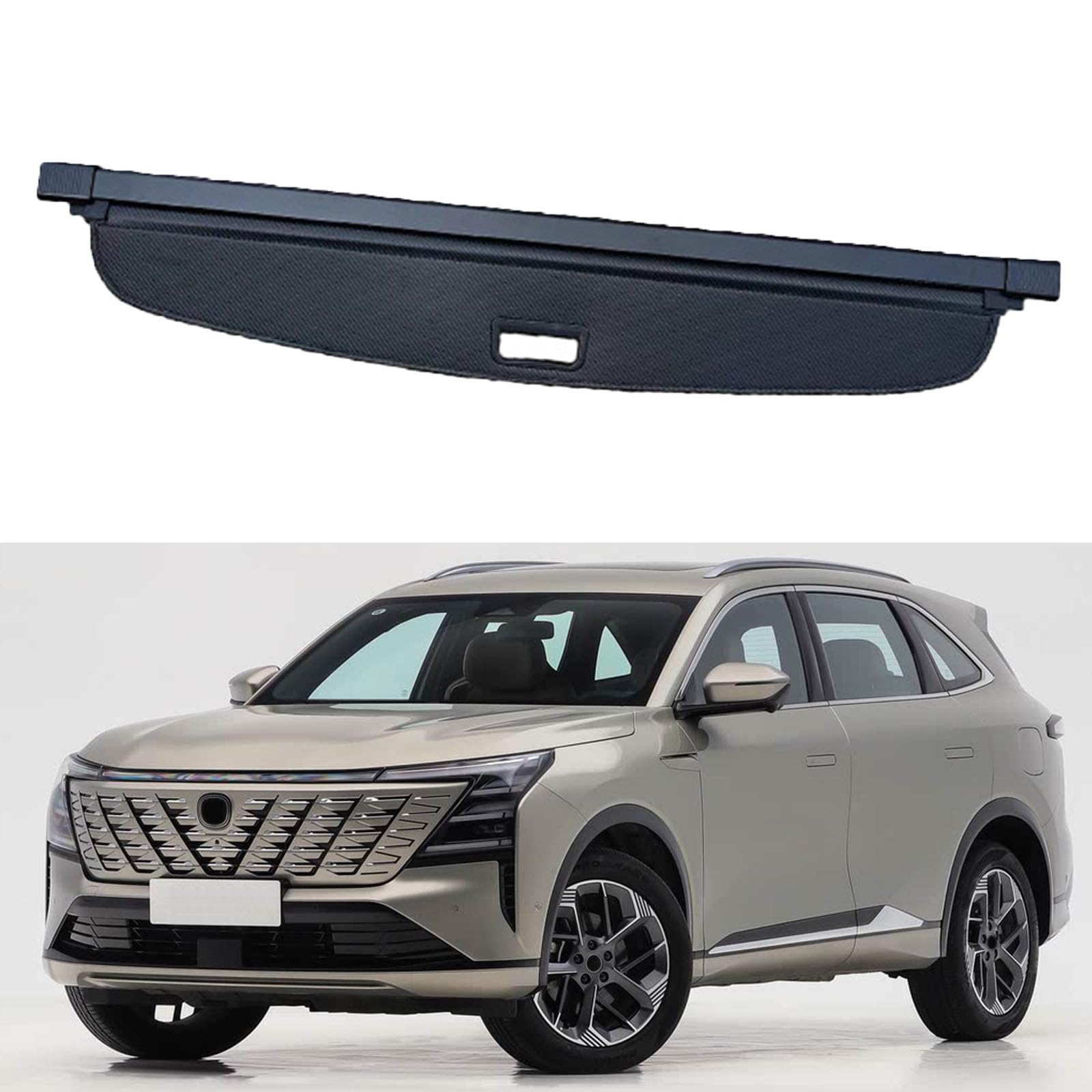 WGHNBNB Car privacy screen,Compatible pour Changan CS75Plus MK4(Double Curtain),Auto Parts