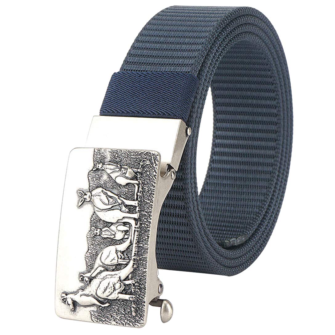 Ceinture Automatique En Nylon Pour Homme – Ajustable Sans Trous, Confortable Et Respirante – Parfaite Avec Jeans Ou Pantalon Décontracté - 7
