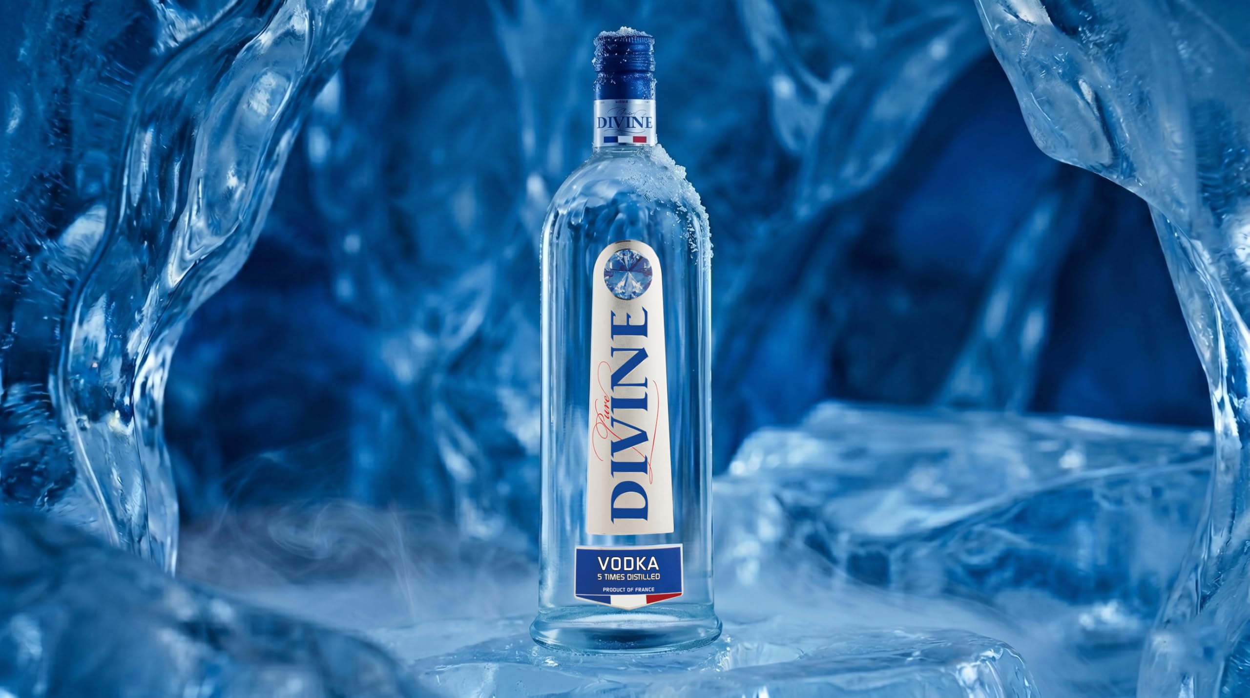 Pure Divine - Französischer Vodka aus den Nordvogesen - 37.5 Prozent Vol (1 x 0,7 l)