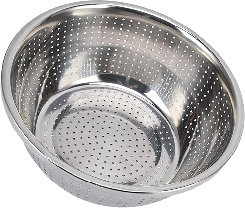 Miniatura 4 de Colador de cocina, colador microporoso de acero inoxidable 304, arandela, cesta escurridor con lavabo para verduras, frutas, pasta, mezcla de