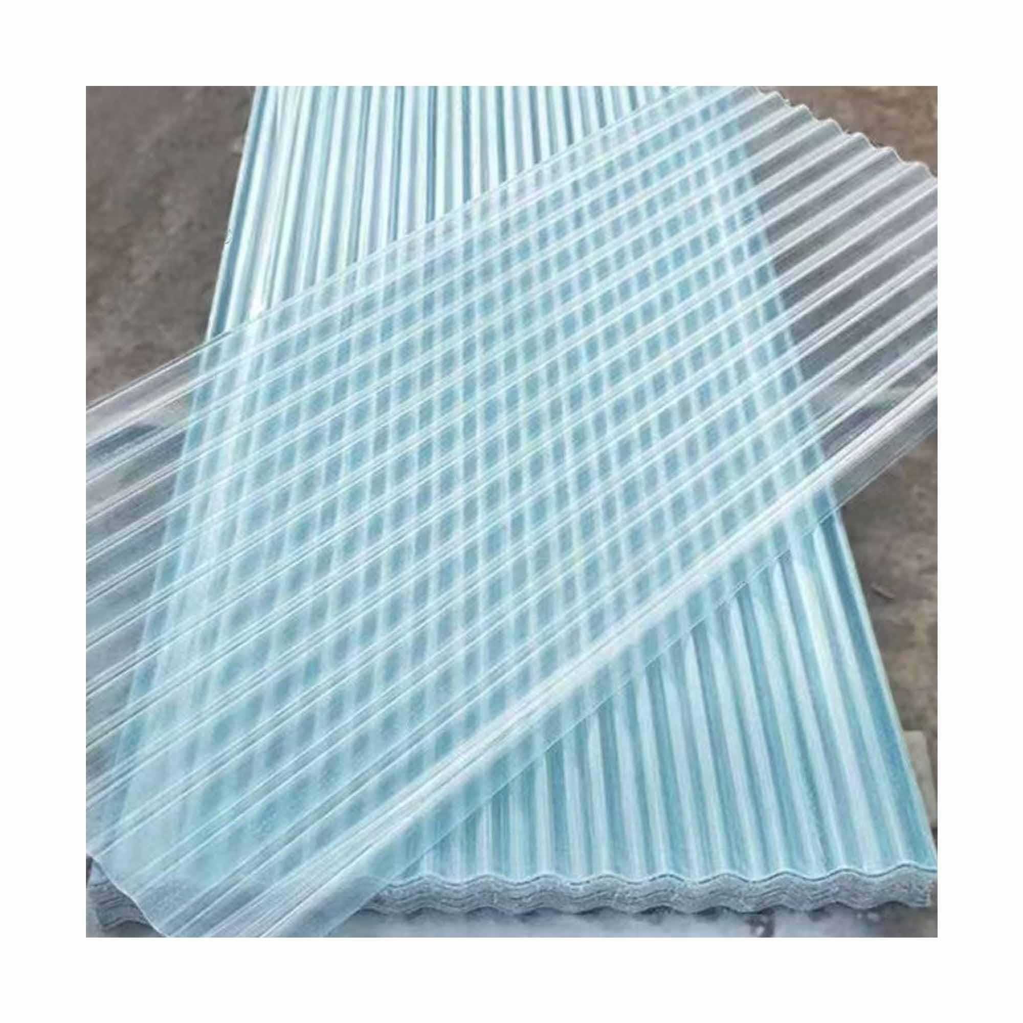 PVYGDXYI 5 PCS Clear Polycarbonate Roofing Sheet 3ft wide Splicable Corrugated Plastic Greenhouse Panels Roof Daylighting Replacement Shed Panel, for patios, partitions, awnings(1.5M/4.92F