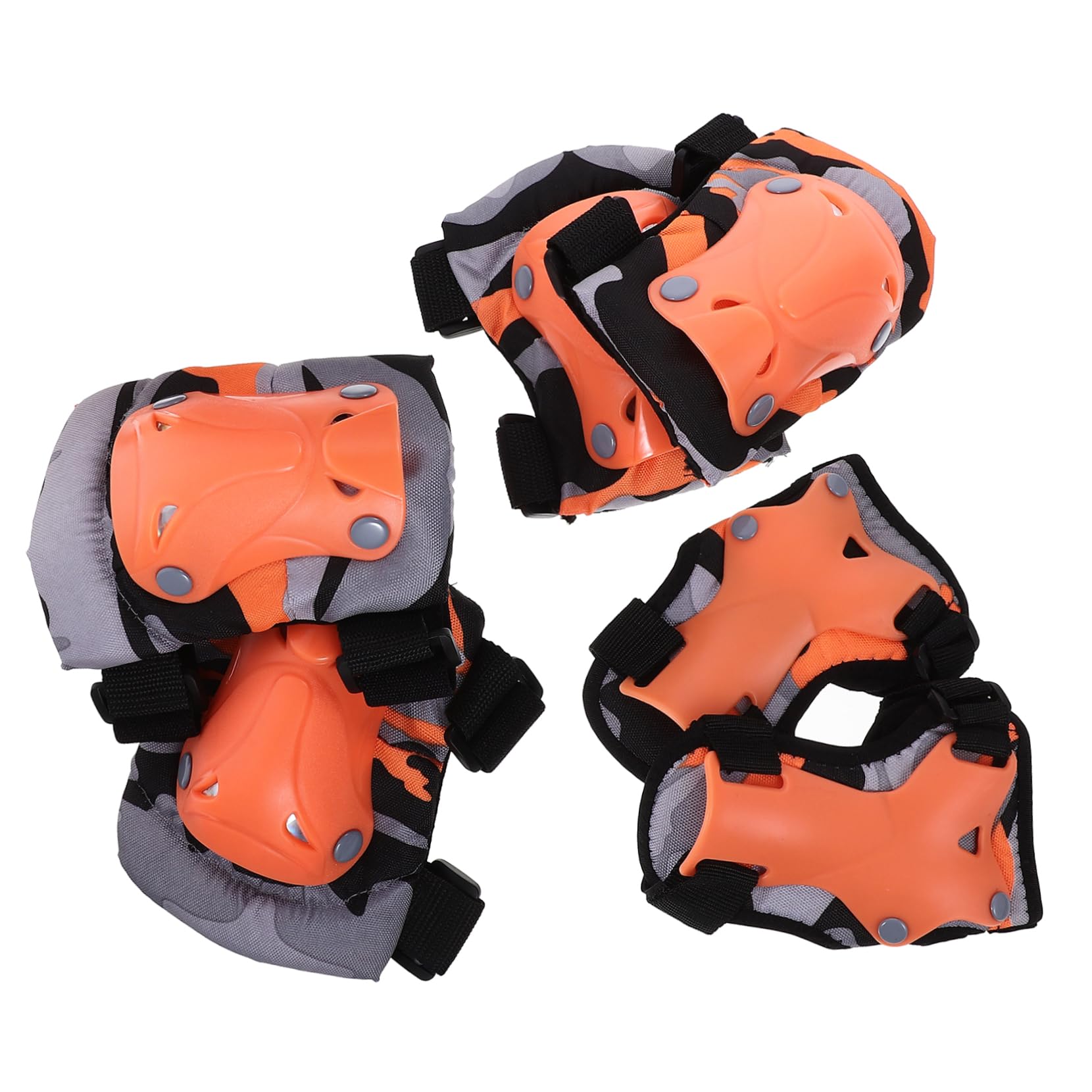 VANZACK Knee Elbow Palm Pad Set Child's Sports Protective Gear Breathable Material Adjustable Size for Outdoor Play
