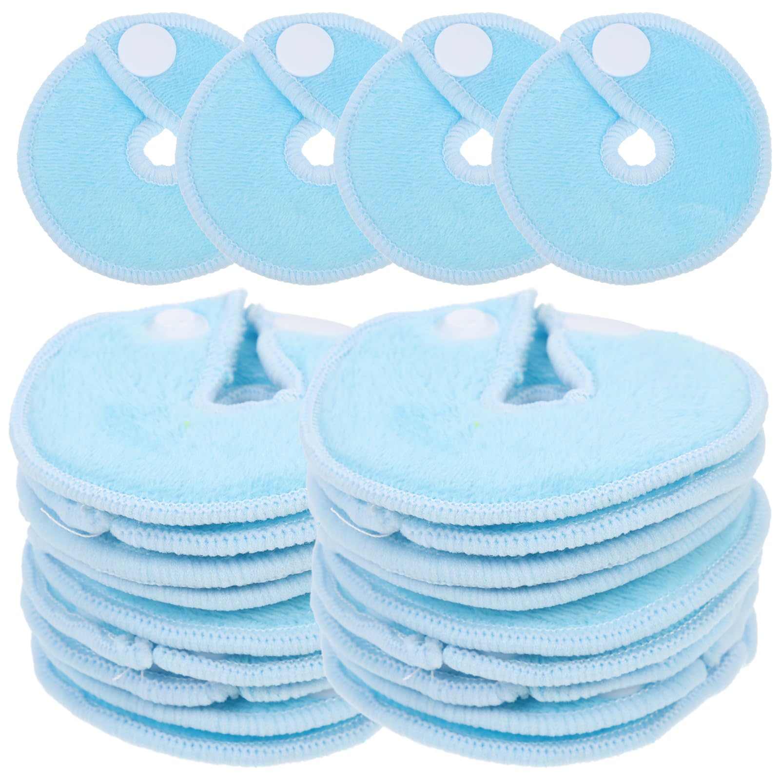 Beavorty 28 almohadillas de tubo G para soporte de alimentación, cubiertas de botón de tubo G abdominal, suministros de tubo de alimentación reutilizables, fundas suaves para tubos de alimentación