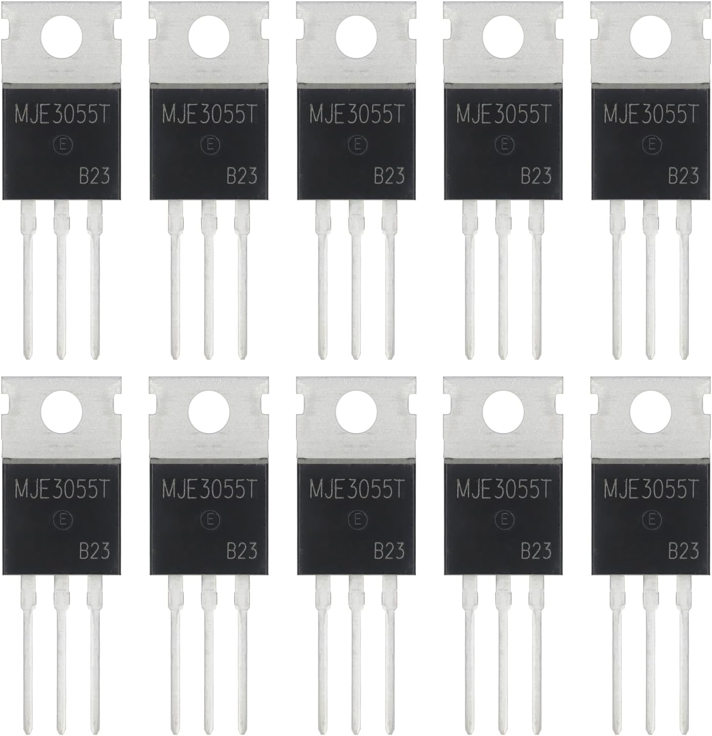 MJE3055T MJE3055 NPN Complementary Silicon Power Transistor 10A 60V (Pack of 10pcs）