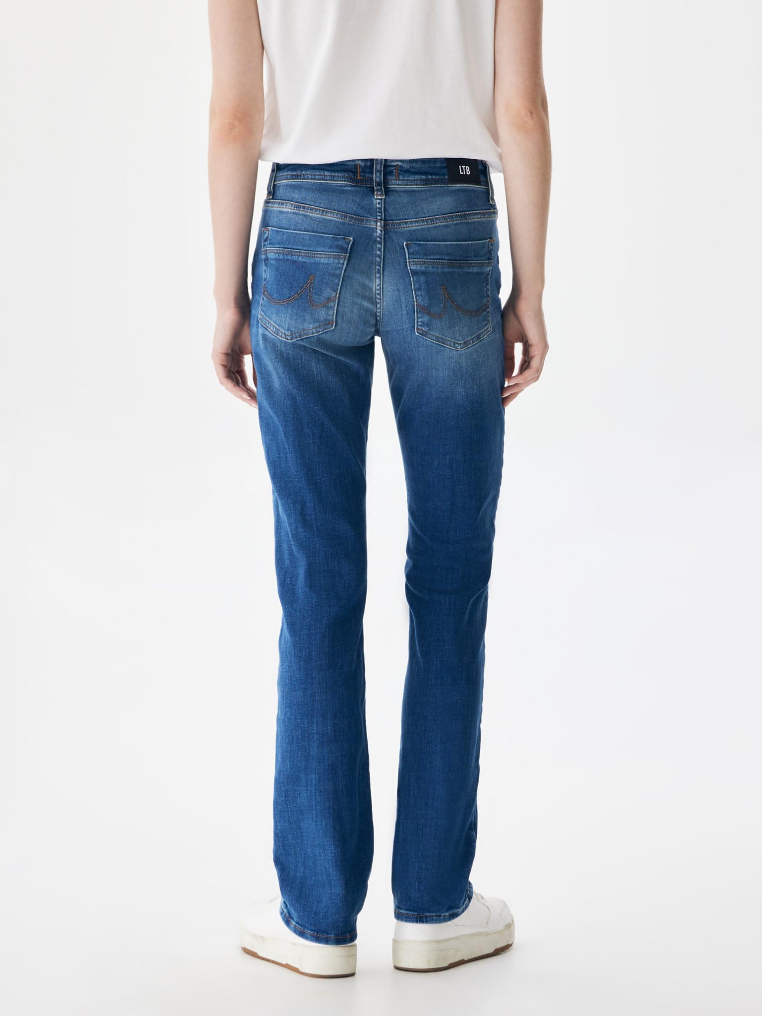 LTB Damen Jeans Vilma Bootcut - Blau - Zayla Wash W26-W34 Baumwolle Stretch