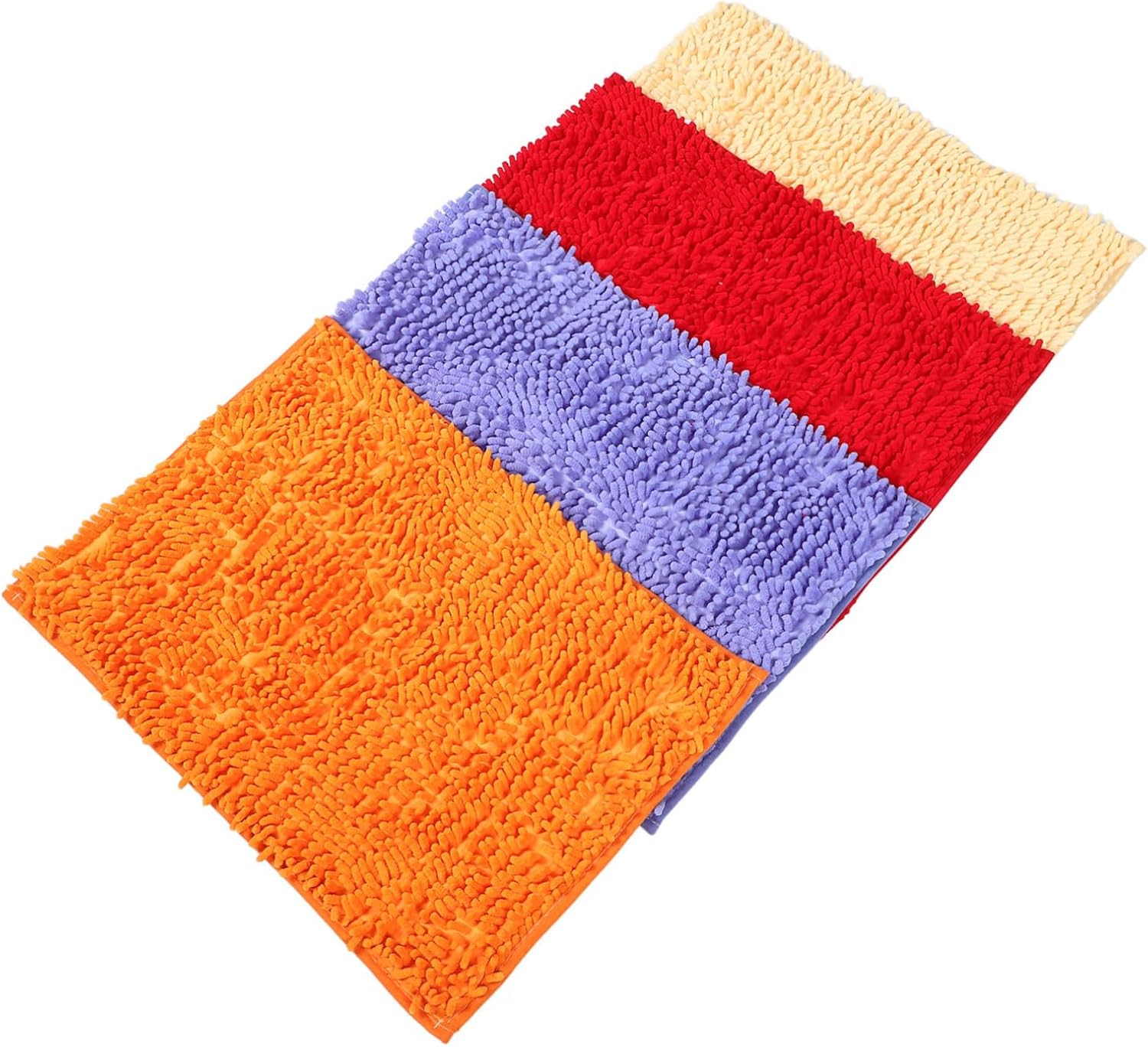 4Pcs Washable Pee Pads for Guinea Pigs Soft Chenille Pet Mat Reusable Guinea Pig Bedding Comfortable Pee Mats for Rabbits and Animals