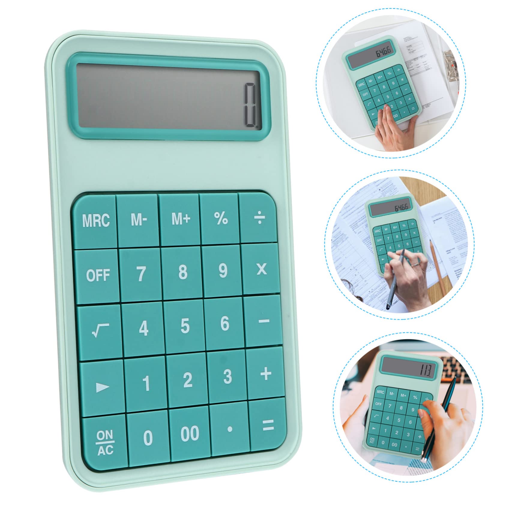 PLAFOPE Calculadora de Oficina con Función Estándar Pantalla LCD de 12 Dígitos Calculadora para La Escuela La Oficina El Hogar Y La Tienda