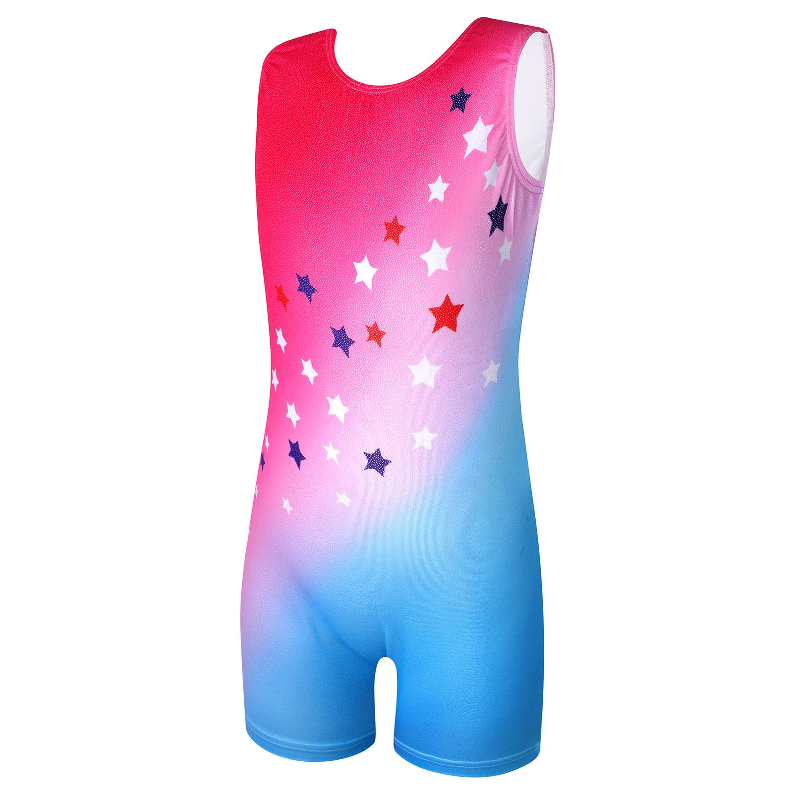Nutyomi Girls Gymnastics Leotards Toddlers Unitard Biketard Sparkly Rhinestone Diamante Kids Tumbling Dance Outfit 2-10 Years