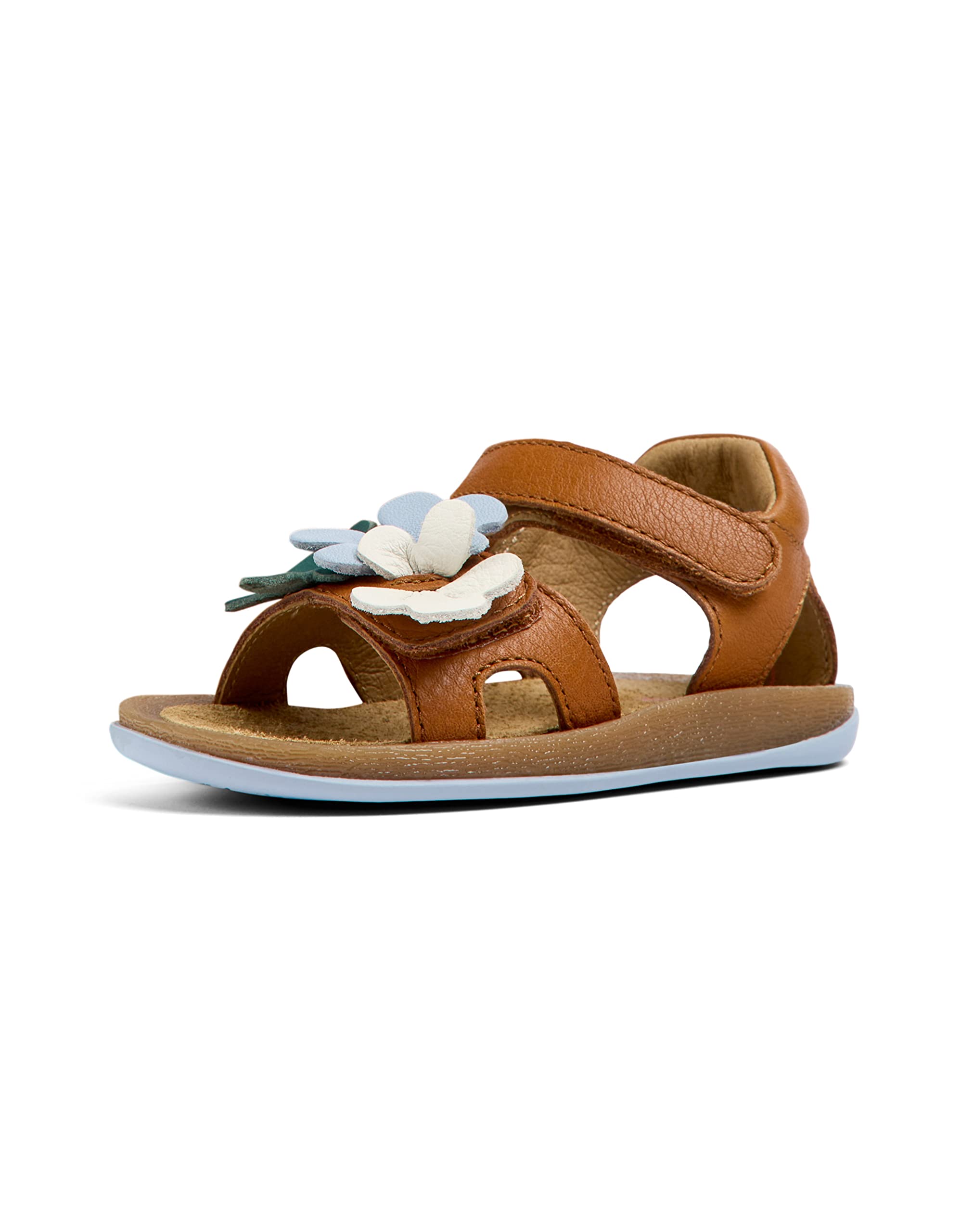 Camper Bicho K800523, Flat Sandal Bimba 0-24, Marrone Medio 002, 23 Eu-image