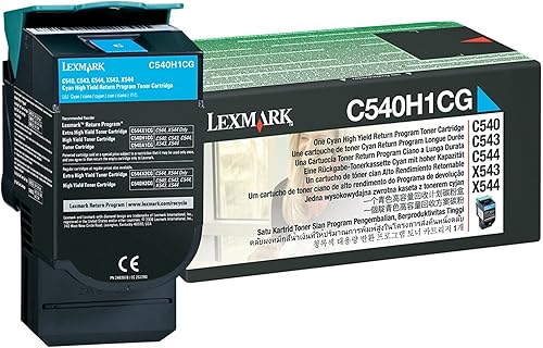 Miniatura 2 de Lexmark Cartucho de tóner C540H1 C540 C543 C544 C546 X543 X544 X546 X548 (negro) en embalaje al por menor