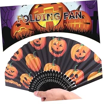 Amazon.co.jp: Lurrose 3個 ハロウィンうちわ ユニークな