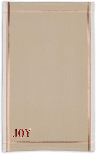 Miniatura 3 de DII Juego de toallas de cocina navideñas de inspiración vintage, 18 x 28 pulgadas, alegre, jingle, alegría y noel, 4 unidades